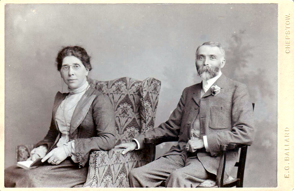 Joseph and Mary  at their Silver Wedding in 1903