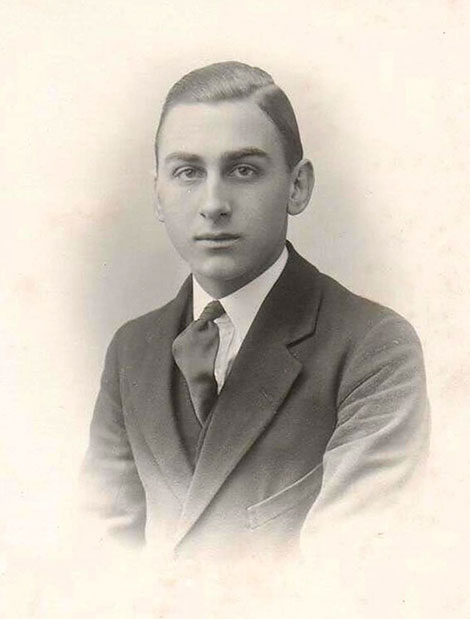 Cecil Taylor in March 1931, aged 17