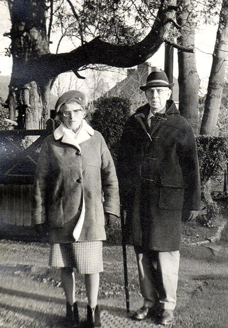 Stewart and Rosalie in later years. After eventful and productive lives and a happy retirement, he died in 1974 and she in 1988