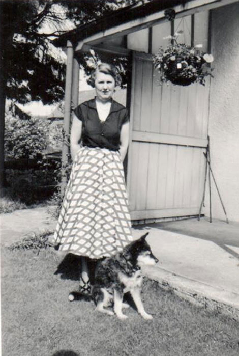 Mary Croft/Child around 1953