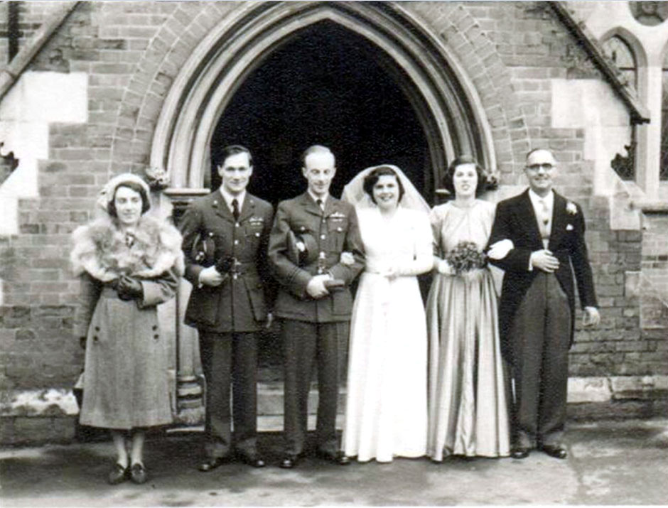 The marriage of Penelope Child and Garnet Upton at Brentwood on 24 February 1951