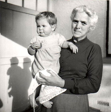 Amy with her granddaughter Ruth Barton