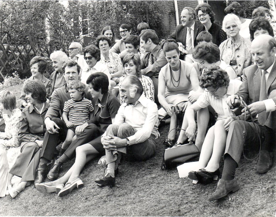 This is one of several photos taken at a Child family gathering hosted by Cecil Taylor (Helen Kegie's cousin) at his house in Godalming, Surrey, in 1971