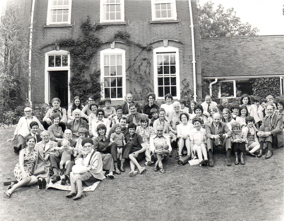 This is one of several photos taken at a Child family gathering hosted by Cecil Taylor (Helen Kegie's cousin) at his house in Godalming, Surrey, in 1971