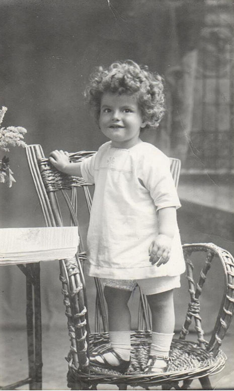 Stanley Robert Lock ‘aged 2 years’ in 1919.  He was a first cousin to Helen Kegie.  