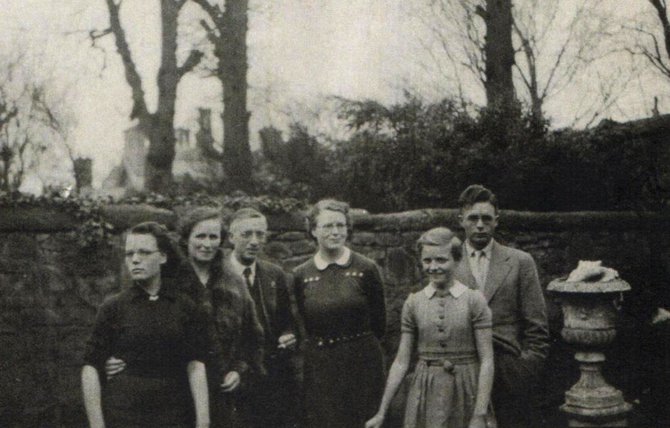 The family in Edinburgh in 1941