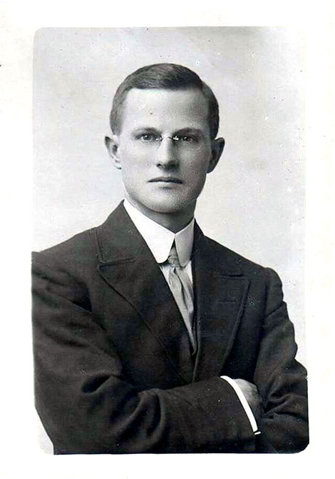 Alfred as a young man