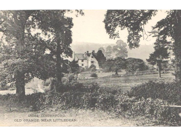 The old Grange near Littledean – a postcard of perhaps the 1930s