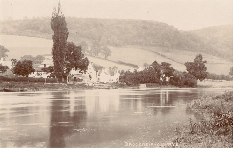 Brockweir on Wye – a large postcard of perhaps around 1910 that might be the work of Edmund Ballard