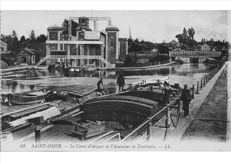 Le Canal d'Arques et l'Ascenseur de Fontinette