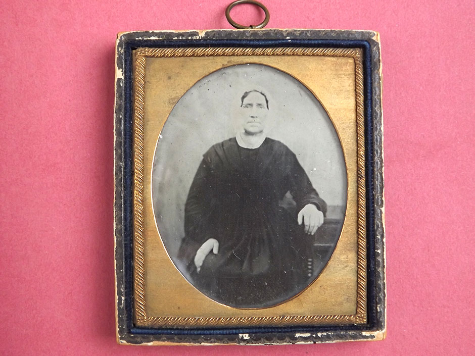 Photograph of Ambrotype taken from the Helen Kegie Collection